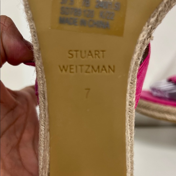 🔥🔥 Brand new STUART WEITZMAN espadrille size 7 retail $495 - Picture 4 of 5